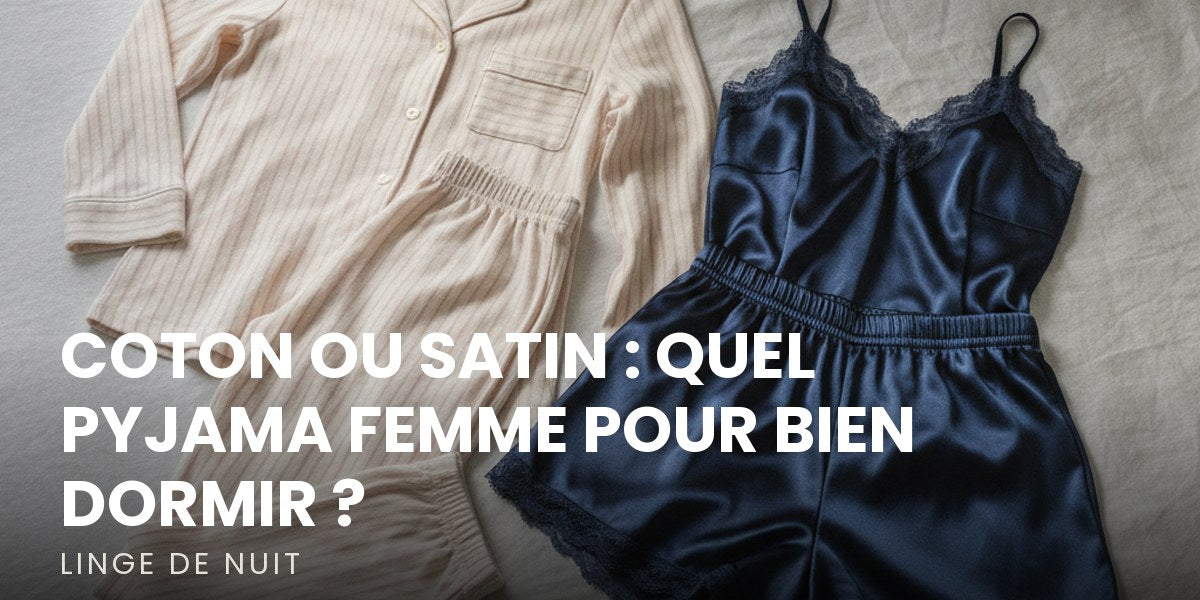Coton ou satin : quel pyjama femme pour bien dormir ? Image