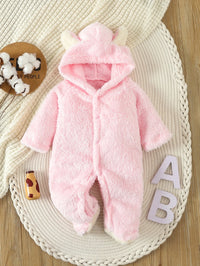 Combinaison Bébé Capuche Gris