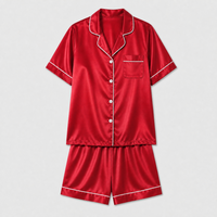 Pyjama Femme Satin Boutonné
