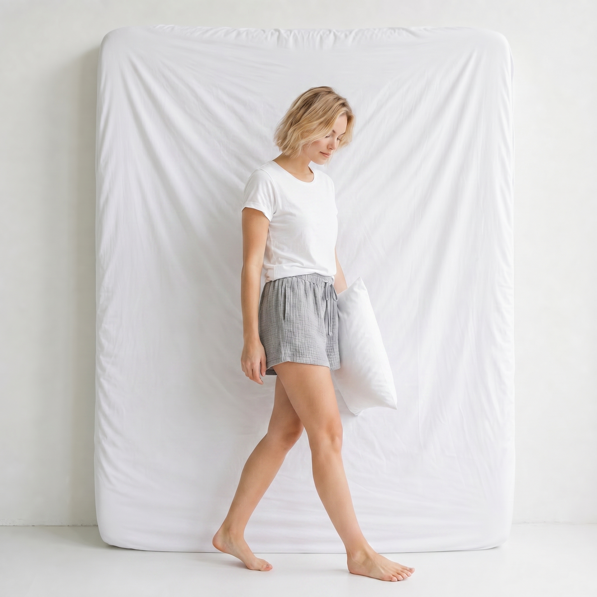 Short Pyjama Coton Léger