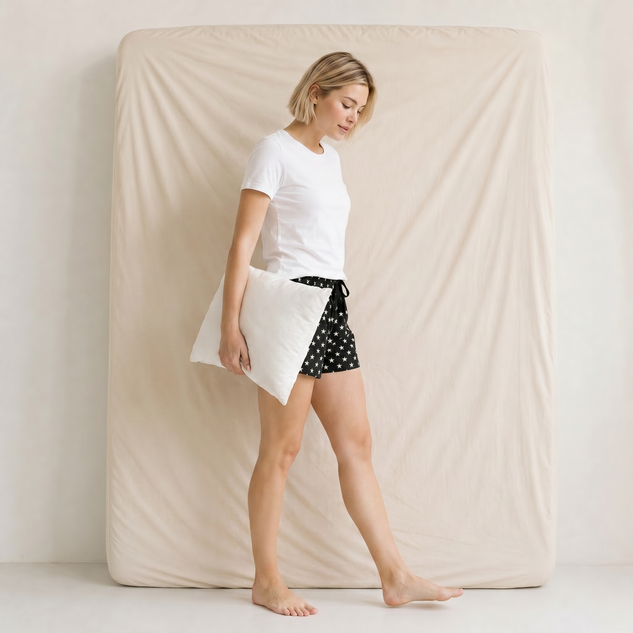Short Pyjama Etoiles Femme