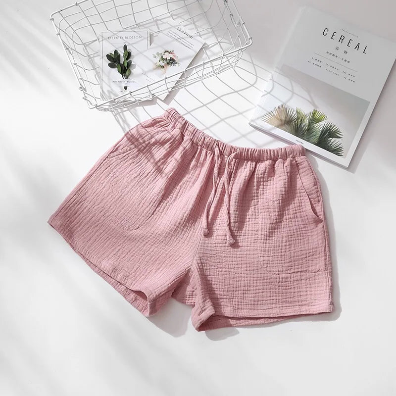 Short Pyjama Gaze De Coton