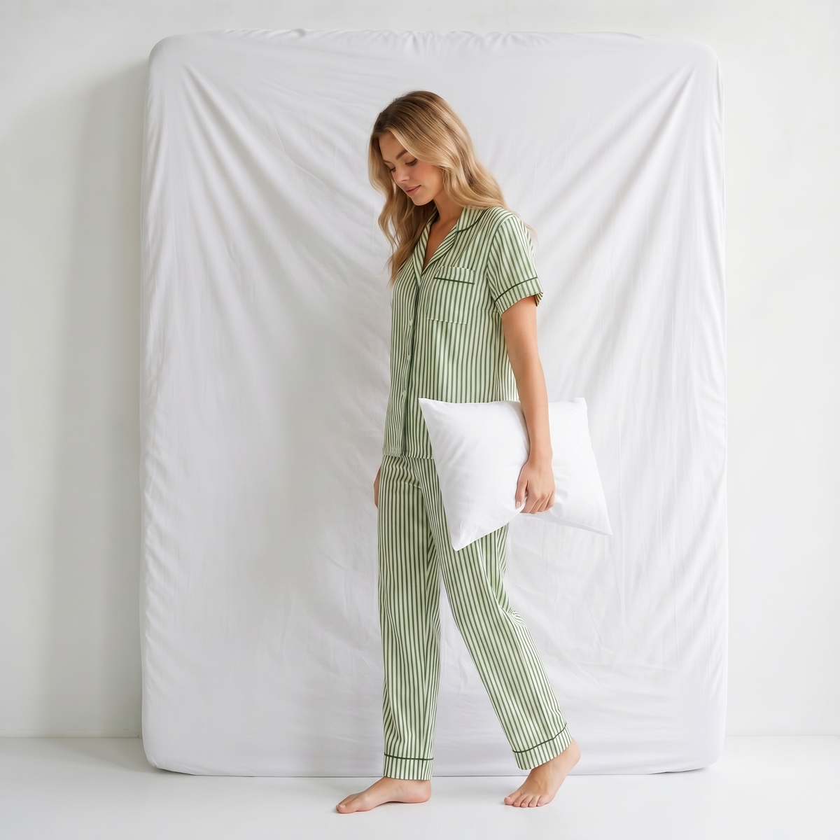 Ensemble Pyjama Femme à Rayures