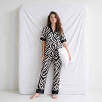 Pyjama Femme Satin Zèbre