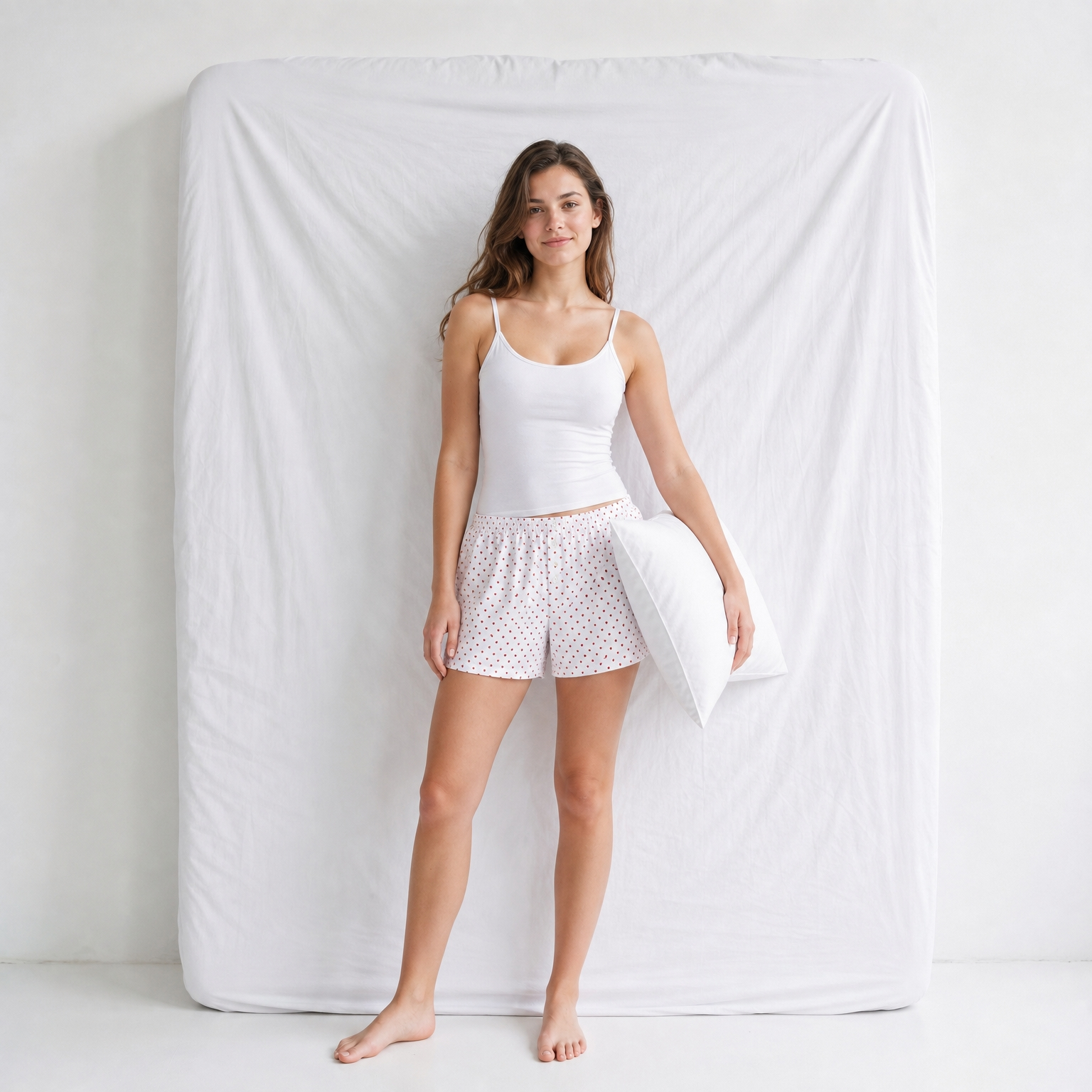 Short Pyjama Femme Coeur