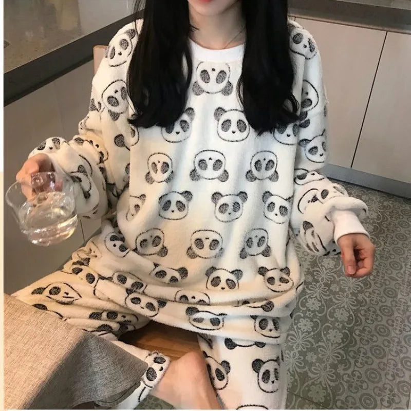 Pyjama Femme Panda Polaire