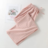 Pantalon Pyjama Vert Coton