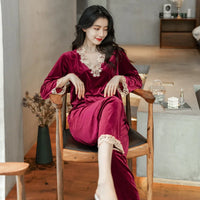 Pyjama Femme Velours Hiver