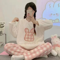 Pyjama Femme Flanelle Rayé