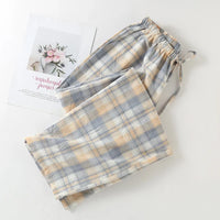 Pantalon Pyjama Vert Coton
