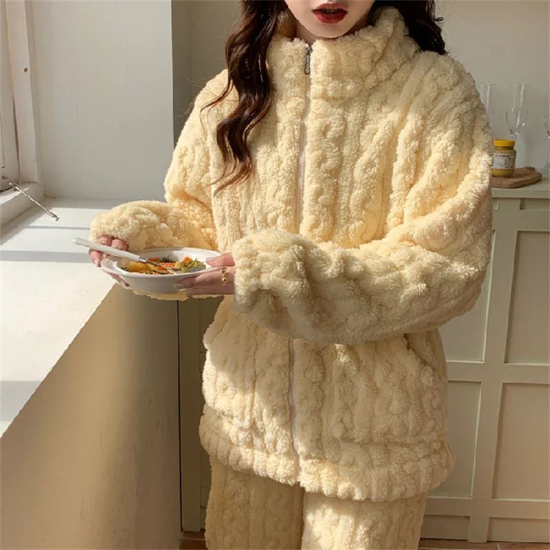 Pyjama Femme Polaire Hiver Pilou