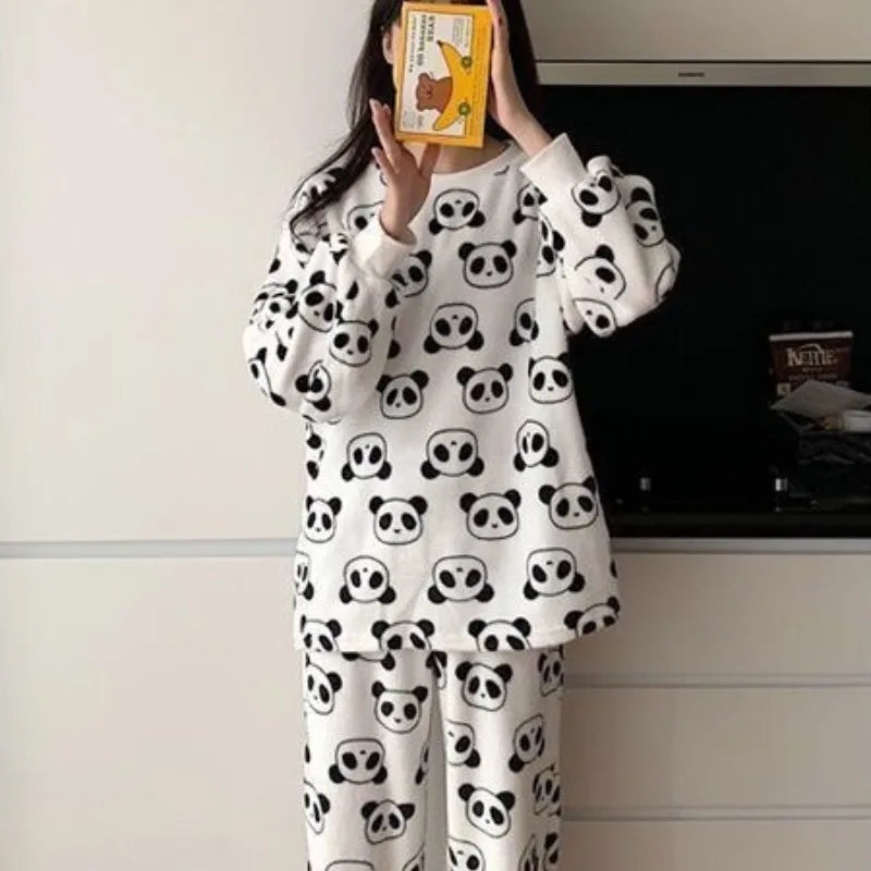 Pyjama Femme Panda Polaire