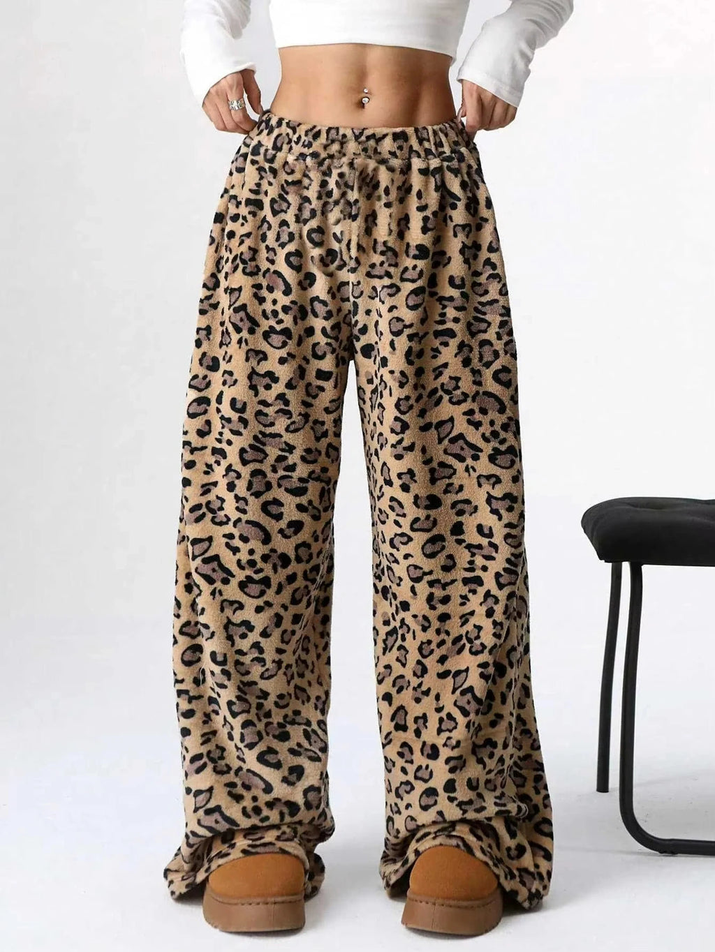 Pantalon Pyjama Flanelle Femme Rose