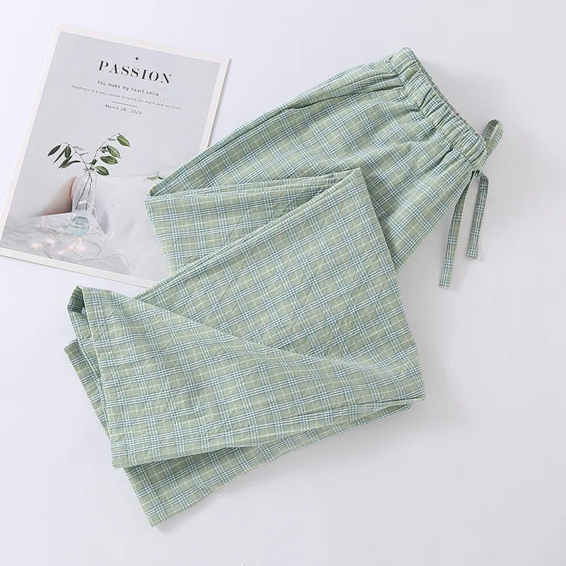 Pantalon Pyjama Carreaux Coton Léger