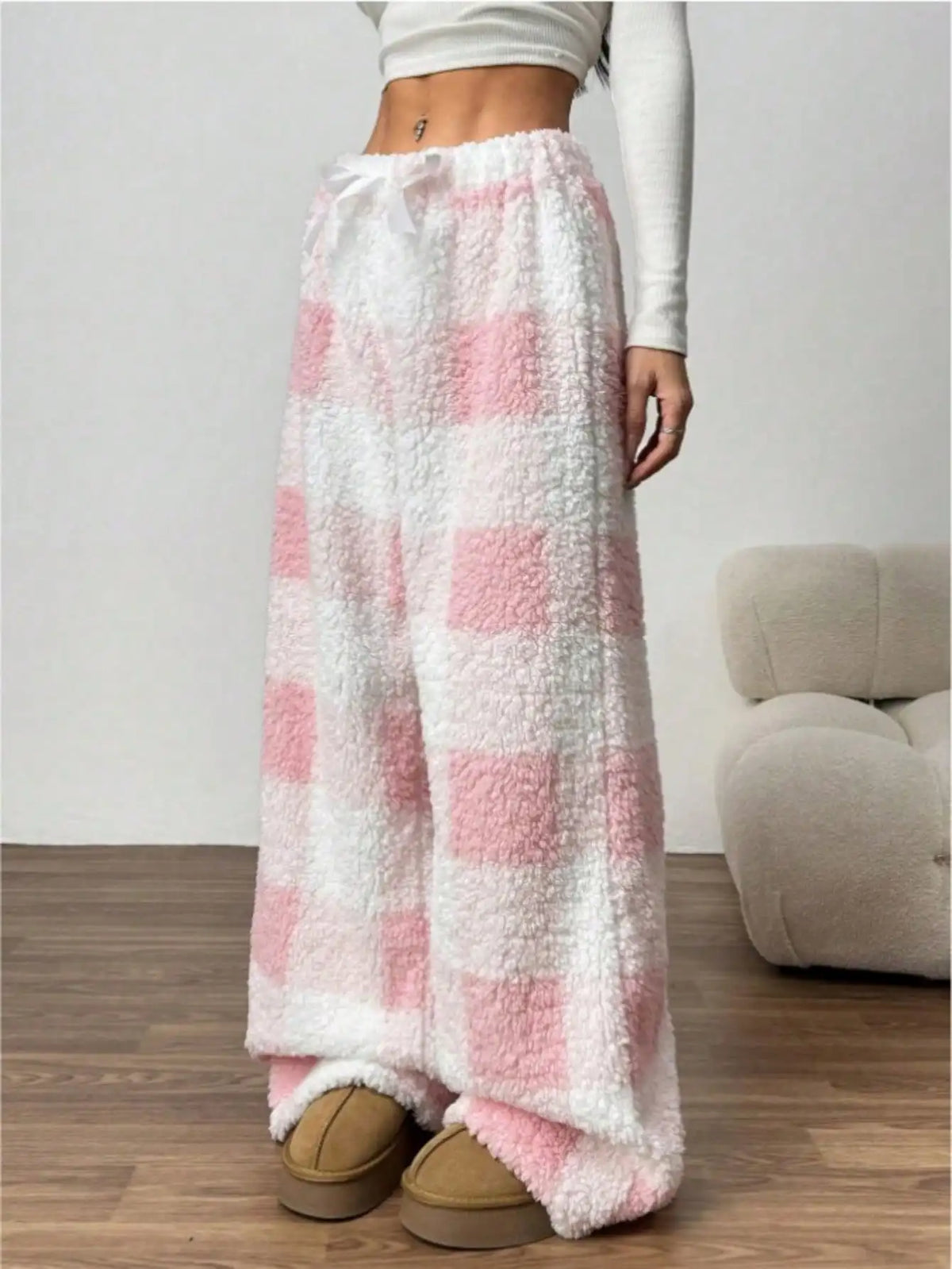 Pantalon Pyjama Femme Carreaux Hiver