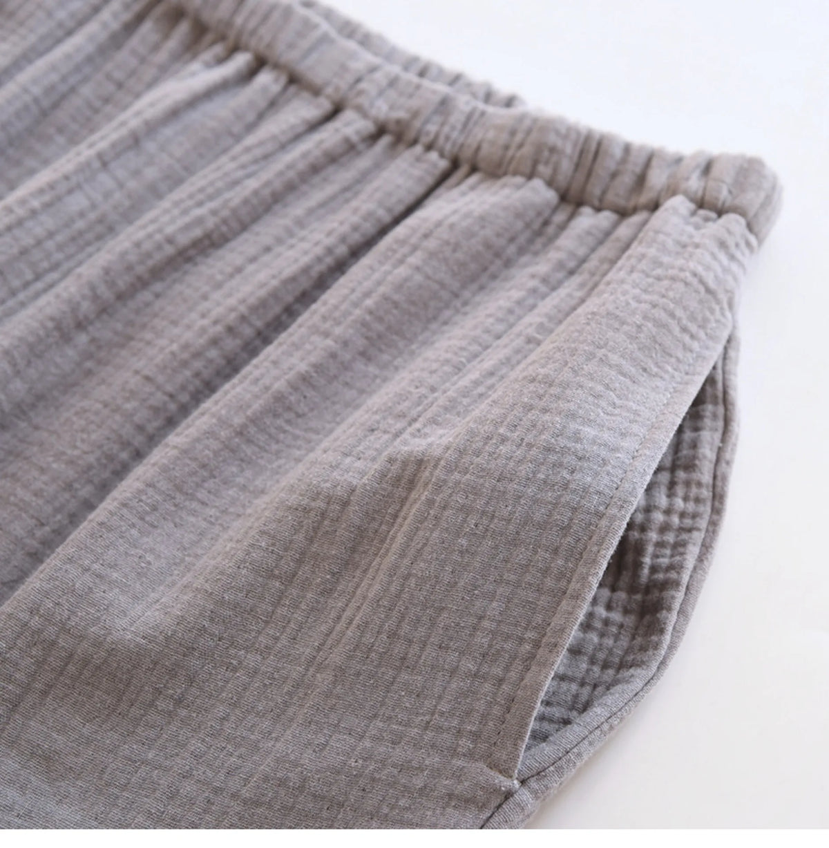 Pantalon Pyjama Homme Coton Bleu