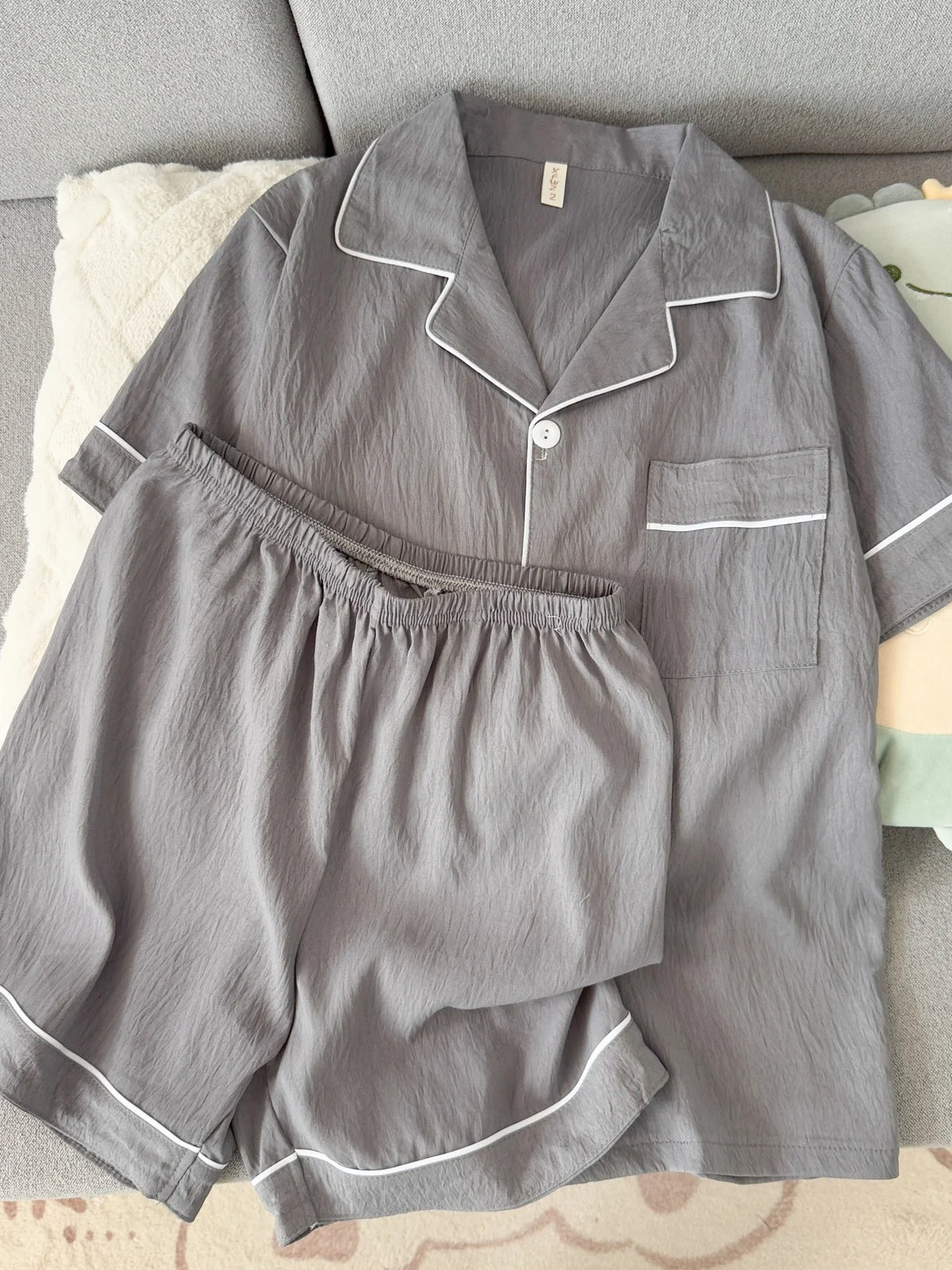 Pyjama Homme Col Chemise