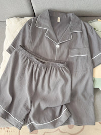 Pyjama Homme Col Chemise