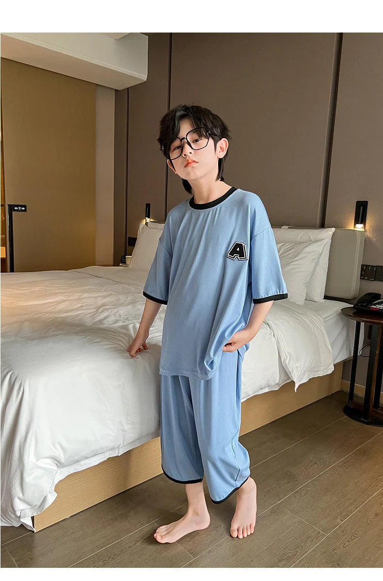 Ensemble Pyjama Enfant Bleu
