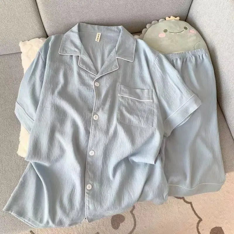 Pyjama Homme Col Chemise