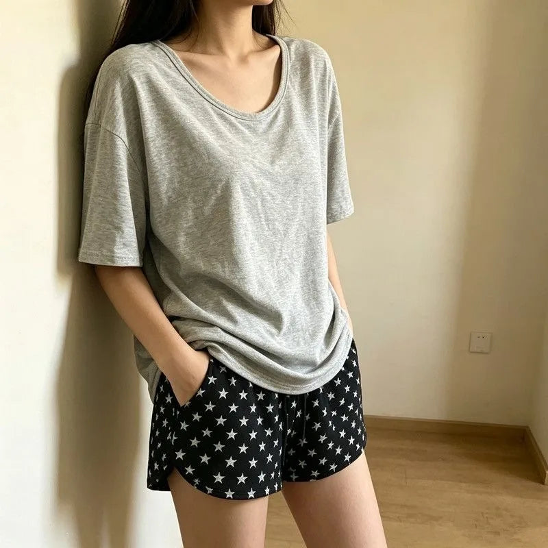 Short Pyjama Etoiles Femme