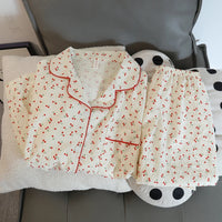 Pyjama Bleu Ciel Coton Femme