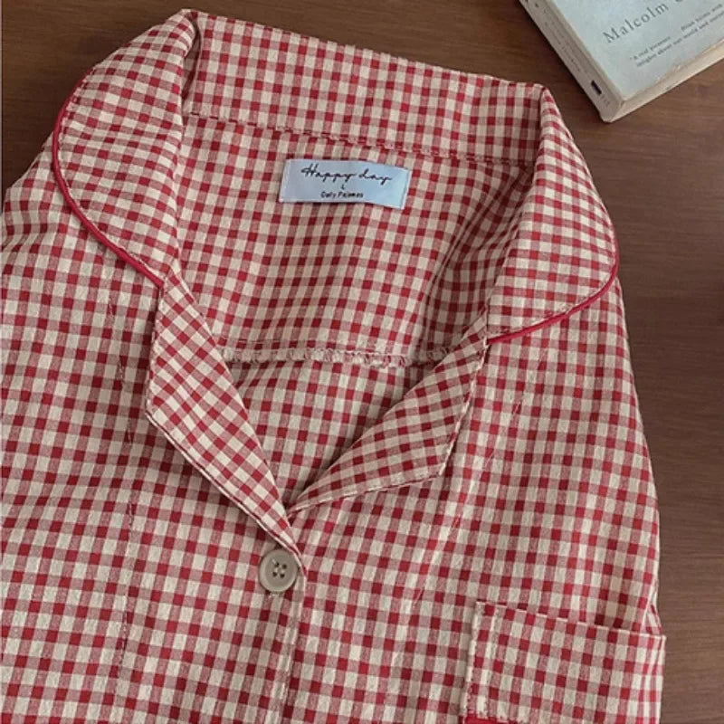 Pyjama Col Chemise Femme
