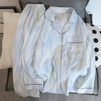 Pyjama Bleu Ciel Coton Femme