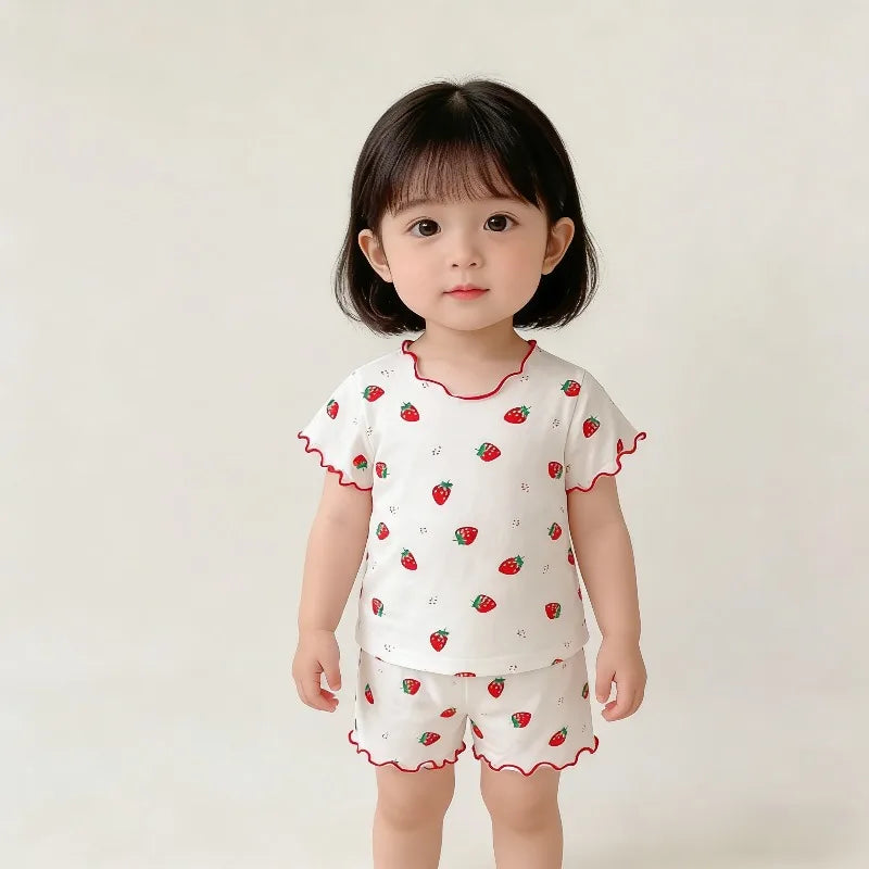 Pyjama Coton Blanc Fille