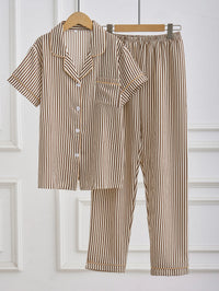 Ensemble Pyjama Femme à Rayures