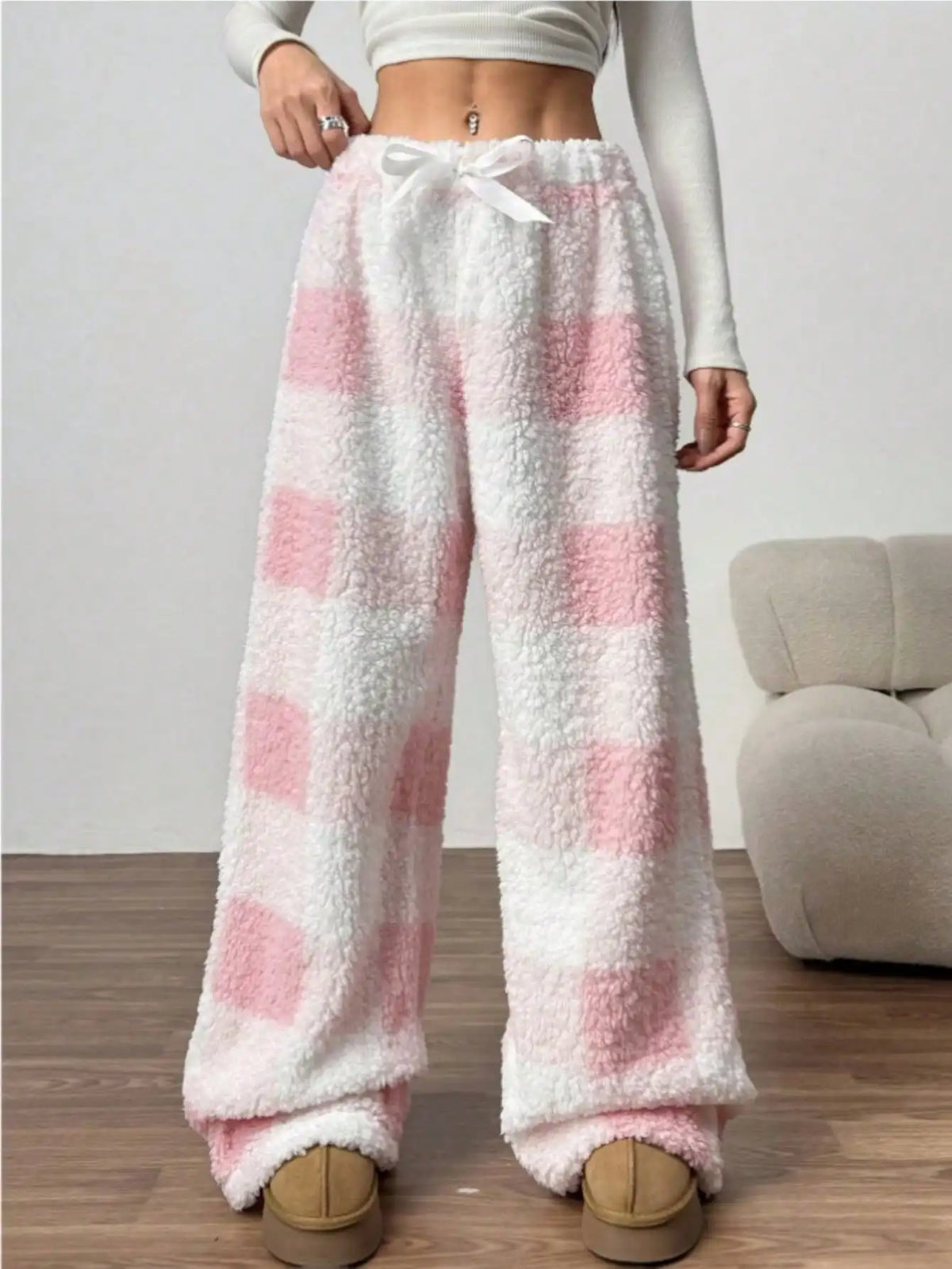 Pantalon Pyjama Femme Carreaux Hiver