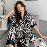 Pyjama Femme Satin Zèbre