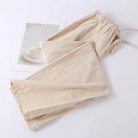 Pantalon Pyjama Carreaux Coton Léger