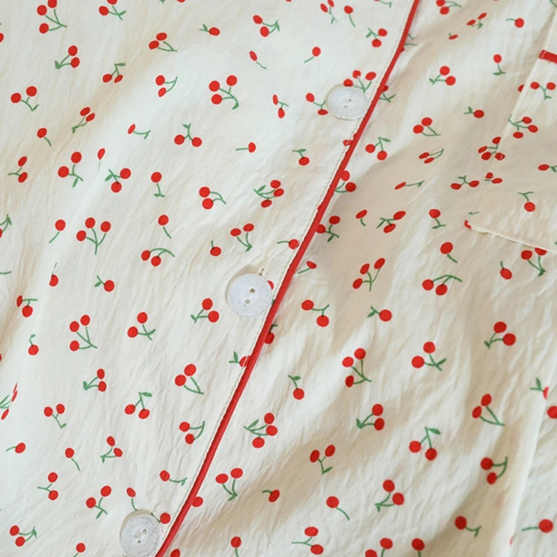 Pyjama Femme Col Chemise