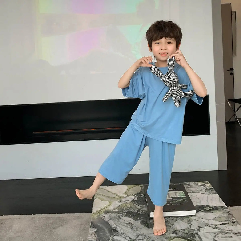 Ensemble Pyjama Enfant Bleu