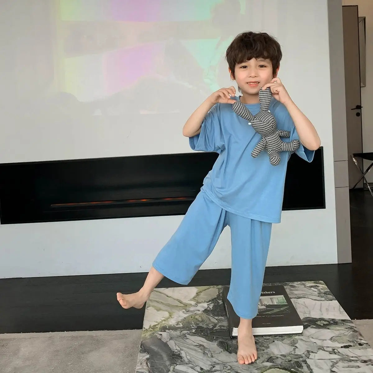 Ensemble Pyjama Enfant Bleu