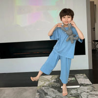 Ensemble Pyjama Enfant Bleu