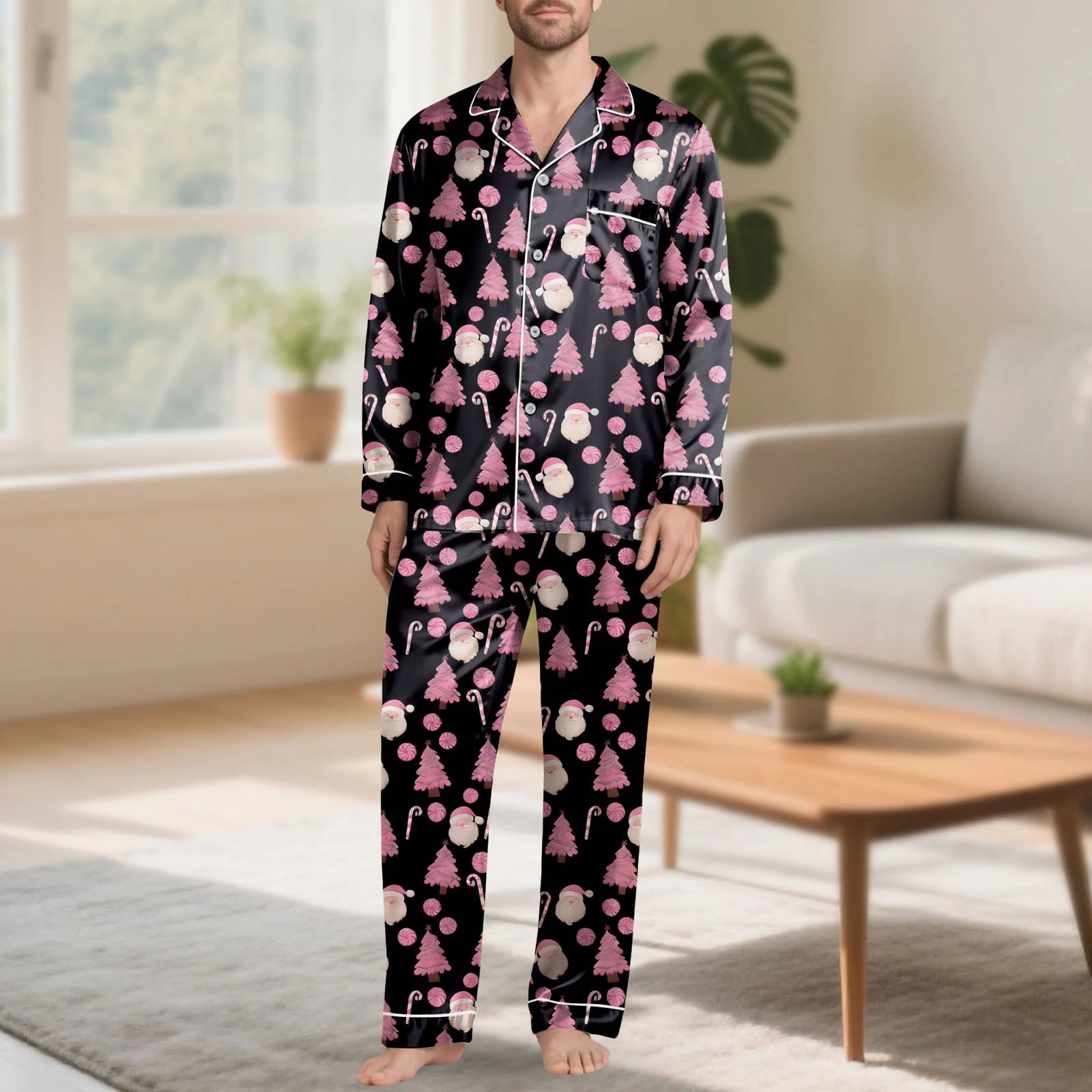 Ensemble Pyjama Homme Noël Blanc
