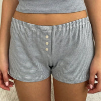Short Pyjama Femme Coton Blanc