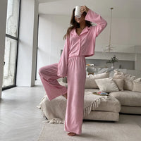 Pyjama en Velours Femme Rose