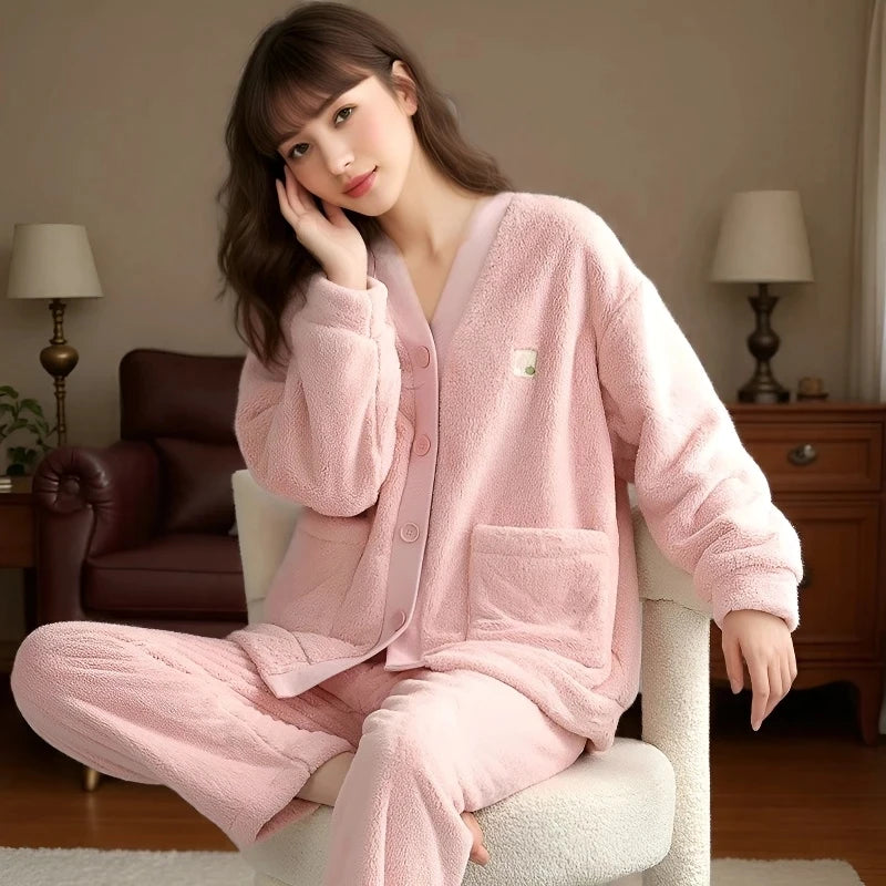 Pyjama Femme Flanelle Épaisse