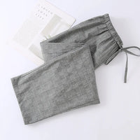 Pantalon Pyjama Vert Coton