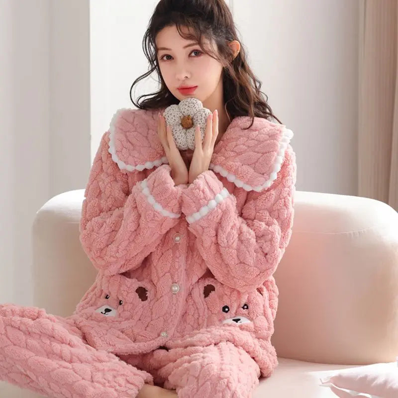 Pyjama Femme Pilou Pilou Rose