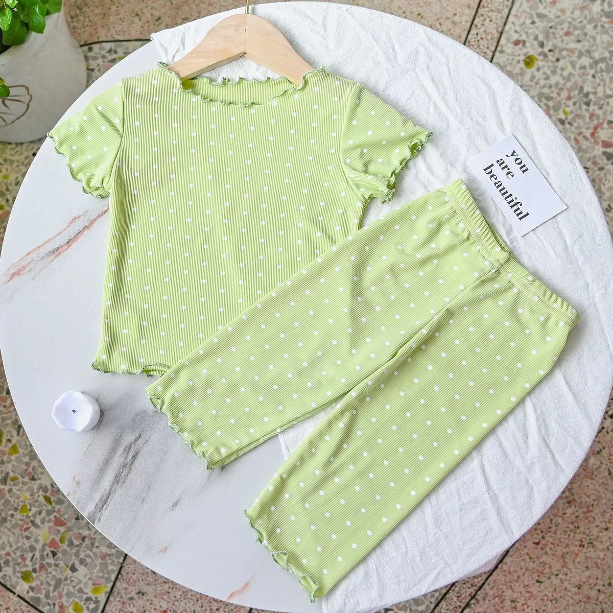 Pyjama à Pois Bébé Fille