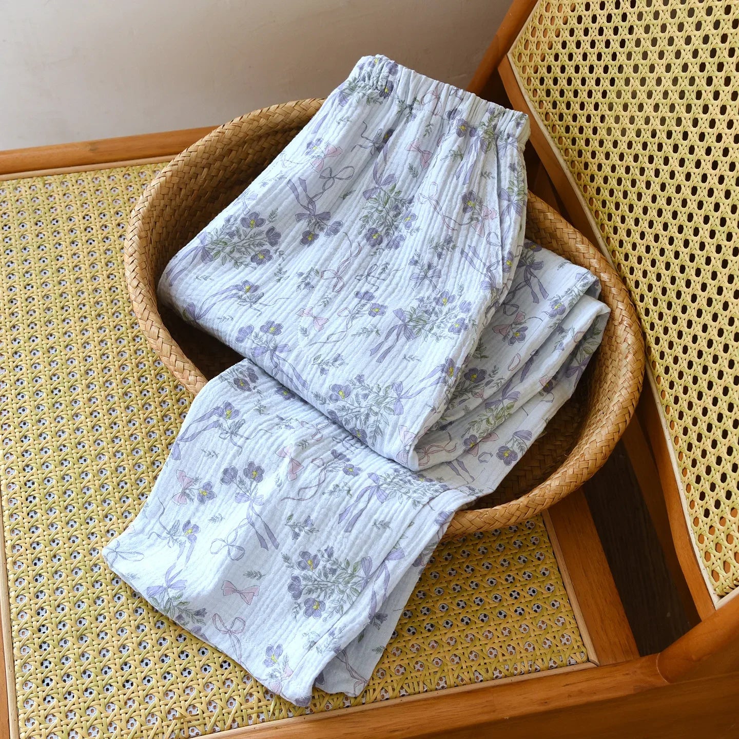 Pantalon Pyjama Femme Coton