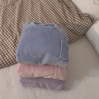 Pyjama Chaud Polaire Femme Violet