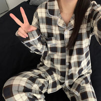 Ensemble Pyjama Femme à Carreaux