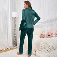 Pyjama Femme Satin Manches Courtes