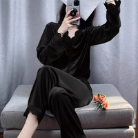 Pyjama Femme Velours Automne