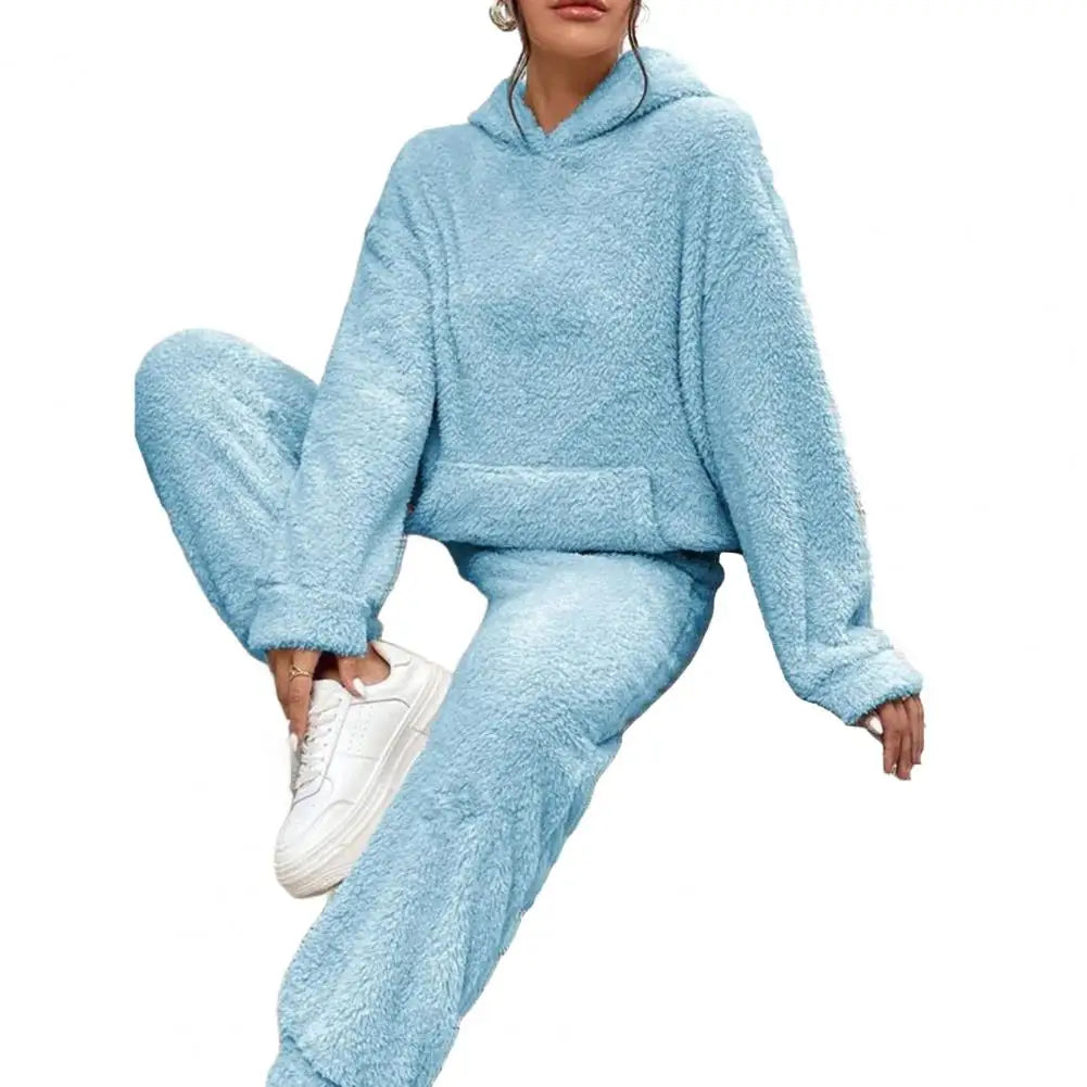 Pyjama Polaire à Capuche Femme
